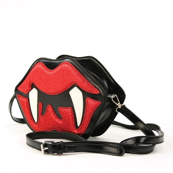 Vampire Fangs Cross Body Purse Bag - LAST ONE! - Picture 2 of 6